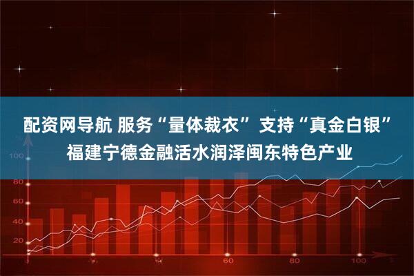 配资网导航 服务“量体裁衣” 支持“真金白银” 福建宁德金融活水润泽闽东特色产业